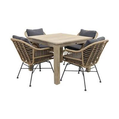 Margriet Naturel/Rome grey 100 cm. - tuinset 5-delig