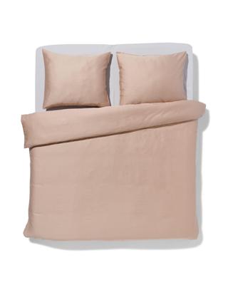 HEMA Dekbedovertrek 200x200/220cm satijn taupe (taupe)