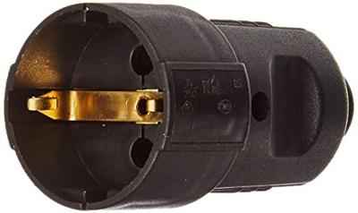 Bachmann 912.170 Koppeling met randaarde Kunststof 230 V Zwart IP20