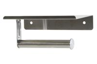 Toiletrolhouder DKD Home Decor 18 x 9,7 x 7,5 cm Zilverkleurig Roestvrij staal - thumbnail