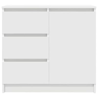 Dressoir met lade 71x35x65 cm spaanplaat wit