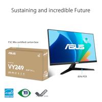 ASUS Eye Care VY249HF - 24 inch Full HD Monitor - 100 Hz, 1ms MPRT, AdaptiveSync - IPS Panel, Vesa 100x100, 16:9, 1920x1080, HDMI - thumbnail