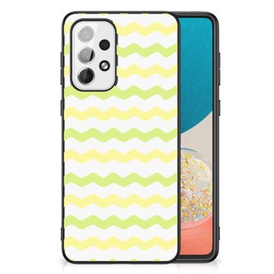 Samsung Galaxy A73 Back Case Waves Yellow