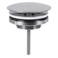 Wastafel Afvoerplug Differnz Always Open Large 10 cm Mat Chroom - thumbnail