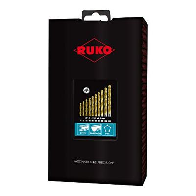 RUKO 250215TRO HSS-G Spiraalboorset 25-delig 1 mm, 1.5 mm, 2 mm, 2.5 mm, 3 mm, 3.5 mm, 4 mm, 4.5 mm, 5 mm, 5.5 mm, 6 mm, 6.5 mm, 7 mm, 7.5 mm, 8 mm, 8.5 mm, 9 RUKO 250215TRO HSS-G Spiraalboorset 25-delig 1 mm, 1.5 mm, 2 mm, 2.5 mm, 3 mm, 3.5 mm, 4 mm, 4.5 mm, 5 mm, 5.5 mm, 6 mm, 6.5 mm, 7 mm, 7.5 mm, 8 mm, 8.5 mm, 9