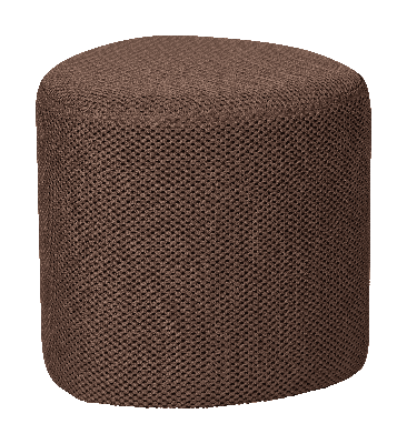 WOOOD Poef 'Puuk' Mesh, kleur Espresso WOOOD Poef 'Puuk' Mesh, kleur Espresso