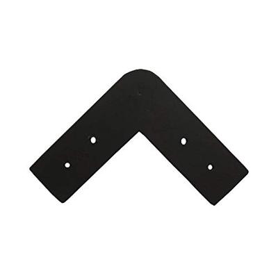 Stalen meubelpoot zwart rond ø 13 cm en hoogte 15 cm