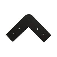 Stalen meubelpoot zwart rond ø 13 cm en hoogte 15 cm - thumbnail