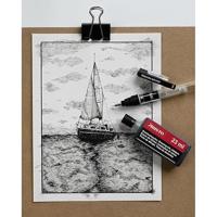 Aristo AR-63070 Tekenpen MG1 0.7 mm Transparant/Zwart - thumbnail