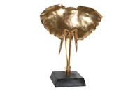 Decoratieve figuren DKD Home Decor Zwart Gouden Olifant Koloniaal 43 x 22 x 55,5 cm - thumbnail