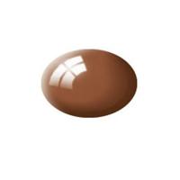 Revell 36180 Aqua Color verf Leem-bruin (glanzend) Kleurcode: 80 RAL-kleurcode: 8003 Doos 18 ml - thumbnail