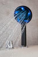 Hydrao Water besparende douchekop aloe black - thumbnail