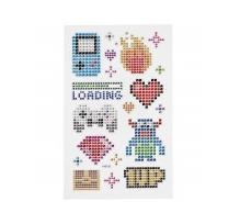 Creativ Company Diamond stickers, gadgets, vel 10x16 cm, 1 vel