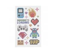 Creativ Company Diamond stickers, gadgets, vel 10x16 cm, 1 vel - thumbnail