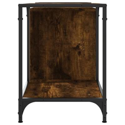 Tv-meubel 153x37x50 cm bewerkt hout gerookt eikenkleurig