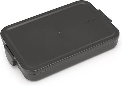 Brabantia Make & Take lunchbox plat, kunststof light grey - thumbnail