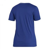 adidas Entrada 22 Voetbalshirt Dames Blauw Wit - thumbnail