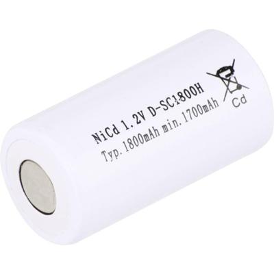 Mexcel SC1800H Speciale oplaadbare batterij Sub-C Geschikt voor hoge temperaturen, Flat-top NiCd 1.2 V 1800 mAh 1 stuk(s)