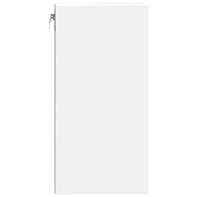 Hangkast Riga 20x29,5x60 cm bewerkt hout wit Hangkast Riga 20x29,5x60 cm bewerkt hout wit