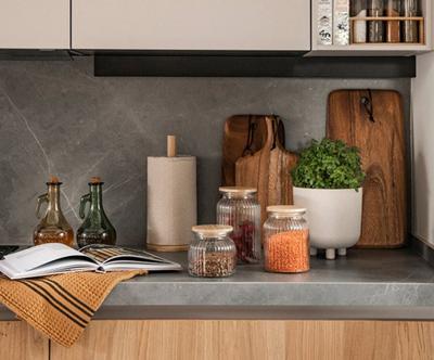 Tin Andrea House MS72137 Glas Bamboe Keuken 1 L - thumbnail