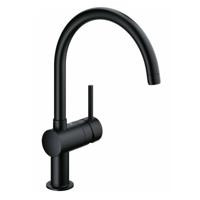 Grohe Minta keukenmengkraan met draaibare C-uitloop zwart - thumbnail