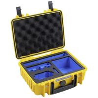 B&W Transportkoffer Outdoor voor ActionCam DJI Osmo Action 3 (Adventure-Combo, Ski-Combo), type 1000 geel, waterdicht volgens IP67-certificering, stofdicht, onbreekbaar en onverwoestbaar - thumbnail
