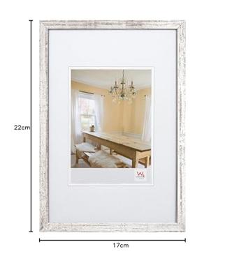 Walther Peppers houten fotolijst 15x20cm zilver