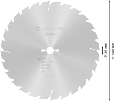 Bosch Accessoires Cirkelzaagblad Construct Wood 400 x 30 x 3,2 mm, 28 1st - 2608640703 Bosch Accessoires Cirkelzaagblad Construct Wood 400 x 30 x 3,2 mm, 28 1st - 2608640703