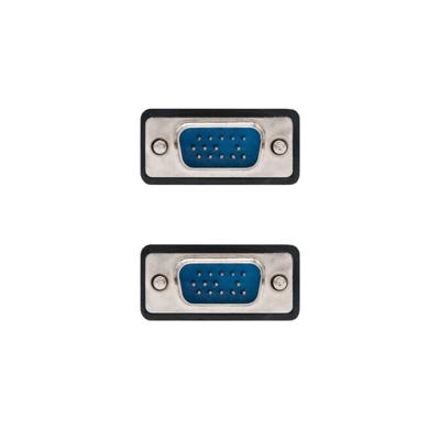 NanoCable 10.15.0101 - SVGA-kabel met ferriet, mannelijk op mannelijk, zwart, 1 m