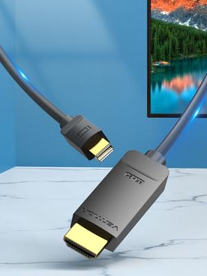 Adapter Mini DisplayPort naar HDMI Vention HAHBH Zwart 2 m