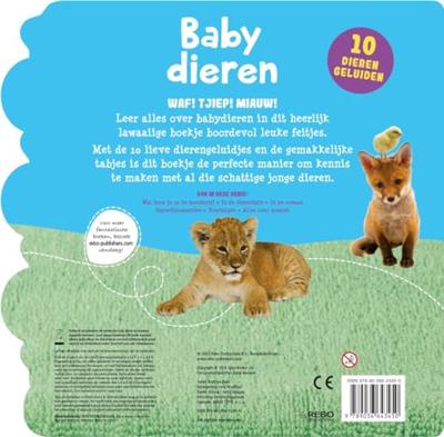 Rebo Publishers Geluidenboek babydieren