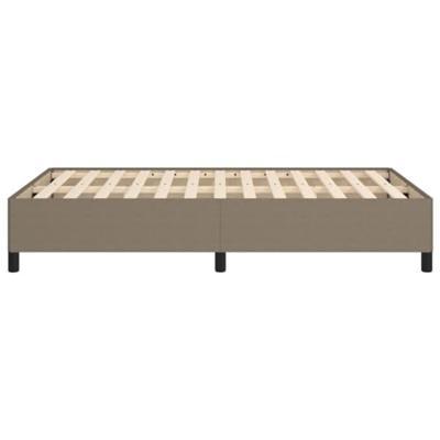 Bedframe zonder matras 120x190 cm stof taupe