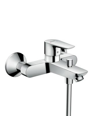 Hansgrohe Talis E badkraan met omstel en koppelingen chroom 71740000 Hansgrohe Talis E badkraan met omstel en koppelingen chroom 71740000