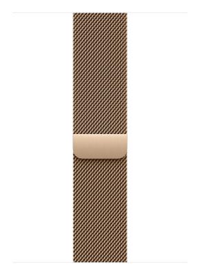 Apple Watch Band - Milanees bandje - 46 mm - Goud - S/M