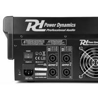 Power Dynamics PDM-S804A 8 kanaals mixer met versterker - thumbnail