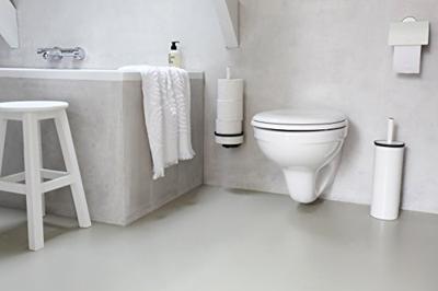 Brabantia Profile Toiletrolhouder - 3 rollen - met beugel - matt black 483462