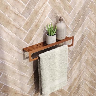 Handoekrek Brauer Copper Edition Met Planchet Koper Geborsteld PVD Handoekrek Brauer Copper Edition Met Planchet Koper Geborsteld PVD