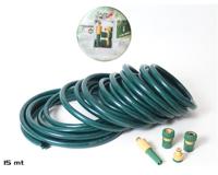 Gerimport Tuinslang - 15 Meter - met Sproeier en Koppelstukken - 5-Delig - thumbnail