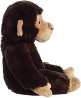 Eco Nation Pluchen knuffel - chimpansee - 24 cm - thumbnail