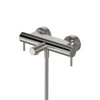 Badthermostaat Hotbath Cobber Opbouw 2-knop 26 cm Geborsteld Nikkel - thumbnail