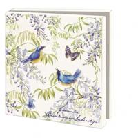 Kaartenmapje Vierkant: Vogels en vlinders, Janneke Brinkman - thumbnail
