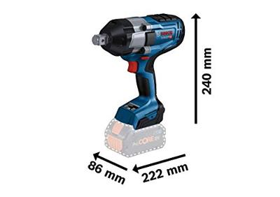 Bosch Professional GDS 18V-1050 H Accu slagmoersleutel 1050Nm 3/4" frictiering 18V 5.5Ah BITURBO in L-Boxx - 06019J8503 - thumbnail