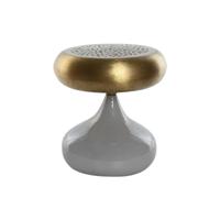 Bureaulamp Home ESPRIT Grijs Gouden Metaal 4 W 220 V 36 x 36 x 37,5 cm - thumbnail