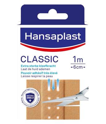 Hansaplast Classic 1m x 6cm 1 Stuks