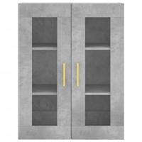 Hangkast 69,5x34x90 cm betongrijs - thumbnail