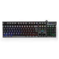 Nedis Gaming Combo Kit 5-in-1 Toetsenbord, Koptelefoon, Muis en Muismat AZERTY Frans - thumbnail