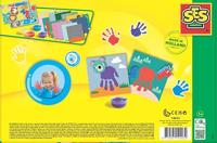 SES my first - vingerverf handafdruk dieren - thumbnail