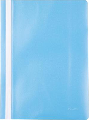 Pergamy snelhechtmap, ft A4, PP, pak van 5 stuks, blauw