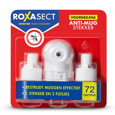 Roxasect Voordeelpak Anti-Mug Stekker + 2 Navullingen