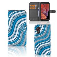 Samsung Galaxy Xcover 5 | Telefoon Hoesje | Waves Blue - thumbnail